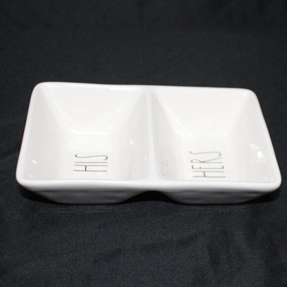 Rae Dunn His and Hers Dish Artisan Collection by Magenta - Picture 8 of 11